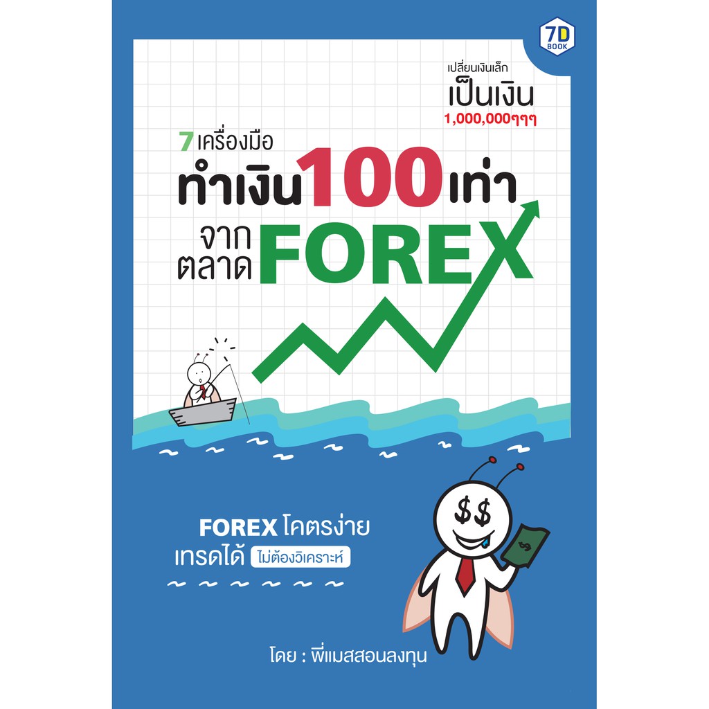 หนังสือ 7 เครื่องมือ ทำเงิน 100 เท่า จากตลาด Forex | 7D061