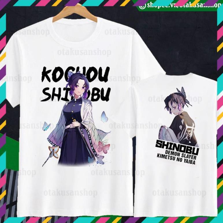 เสื้อยืด Kimetsu no Shinobu Kochou แขนสั้น