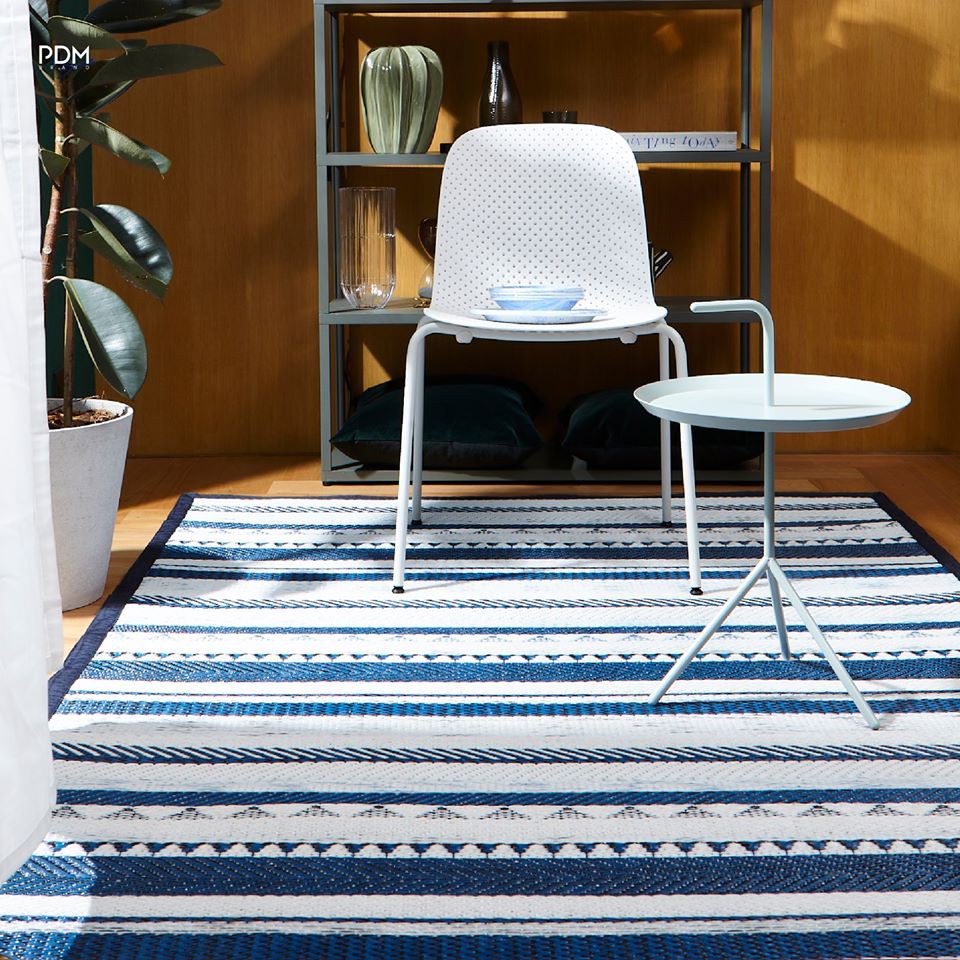 PDM เสื่ออเนกประสงค์ ลาย Inari (Indigo-White) Size S 90x200 cm