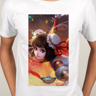 เกม Mobile Legends เสื้อยืดคอกลมแขนสั้นผู้ชาย | เสื้อยืด ชุดลำลอง | เสื้อยืดเกมมิ่ง