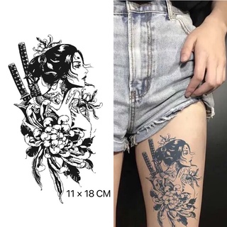 【Mars Tattoo】ใหม่ สติกเกอร์รอยสักชั่วคราว กึ่งถาวร 2 สัปดาห์ ติดทนนาน D031