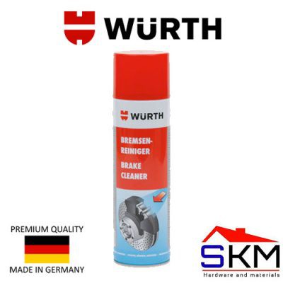 น้ำยาทำความสะอาดอเนกประสงค์ และระบบเบรค Weurth Brake Cleaner WURTH 500ml.