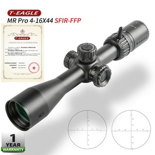 กล้องกันน้ำ กันกระแทก T-EAGLE MR PRO 4-16X44 SF FFP SCOPE เส้นเล็งขยายตามซูม