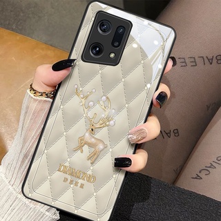 Dmy เคสโทรศัพท์มือถือกระจกนิรภัย สําหรับ OPPO Find X5 X3 X2 A5 A9 A2020 A5S A3S A7 A12 A15 A15S A16 A31 A53 A52 A55 A54 A72 A74 A76 A83 A91 A92 A93 A94 A95 A96 F9 F11 Pro R15 R17 ของขวัญหรูหรา