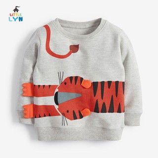 &lt;พร้อมส่ง&gt; เสื้อกันหนาว เด็กผู้ชาย เสื้อผ้าเด็ก ลายเสือ Tiger  อายุ 1 - 7 ปี little lyn 27kids