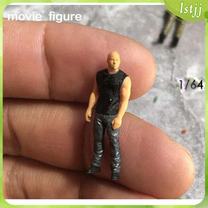 [พร้อมส่ง] โมเดลตัวต่อ รูปคนจิ๋ว 1:64 สําหรับตกแต่ง
