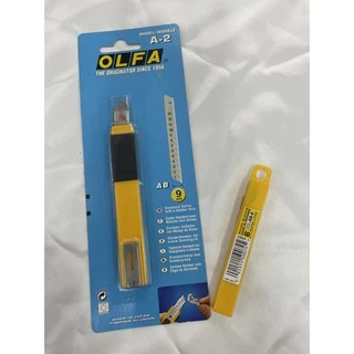 🔥ออกใบเสร็จได้🔥 คัตเตอร์ OLFA A2 อัลฟ่า คัตเตอร์อย่างดี ทนทาน ด้ามจับถนัดมือ