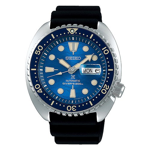 Seiko Prospex Save The Ocean 2020 Edition Turtle นาฬิกาข้อมือผู้ชาย สายซืลิโคน รุ่น SRPE07K1,SRPE07K