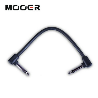 Mooer® AC-6 Patch Cable สายพ่วงเอฟเฟค แบบหัวงอ 2 ข้าง ยาว 6 นิ้ว นำสัญญาณได้ดี วัสดุแข็งแรงทนทาน