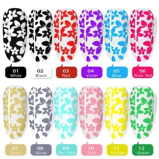( สีเจล ปั้มลาย ) สีเจลปั๊มเล็บ Misscheering สีเจล สีปั้มลายเล็บ สีสำหรับปั๊มลาย Stamping gel ขนาด 8 ML.
