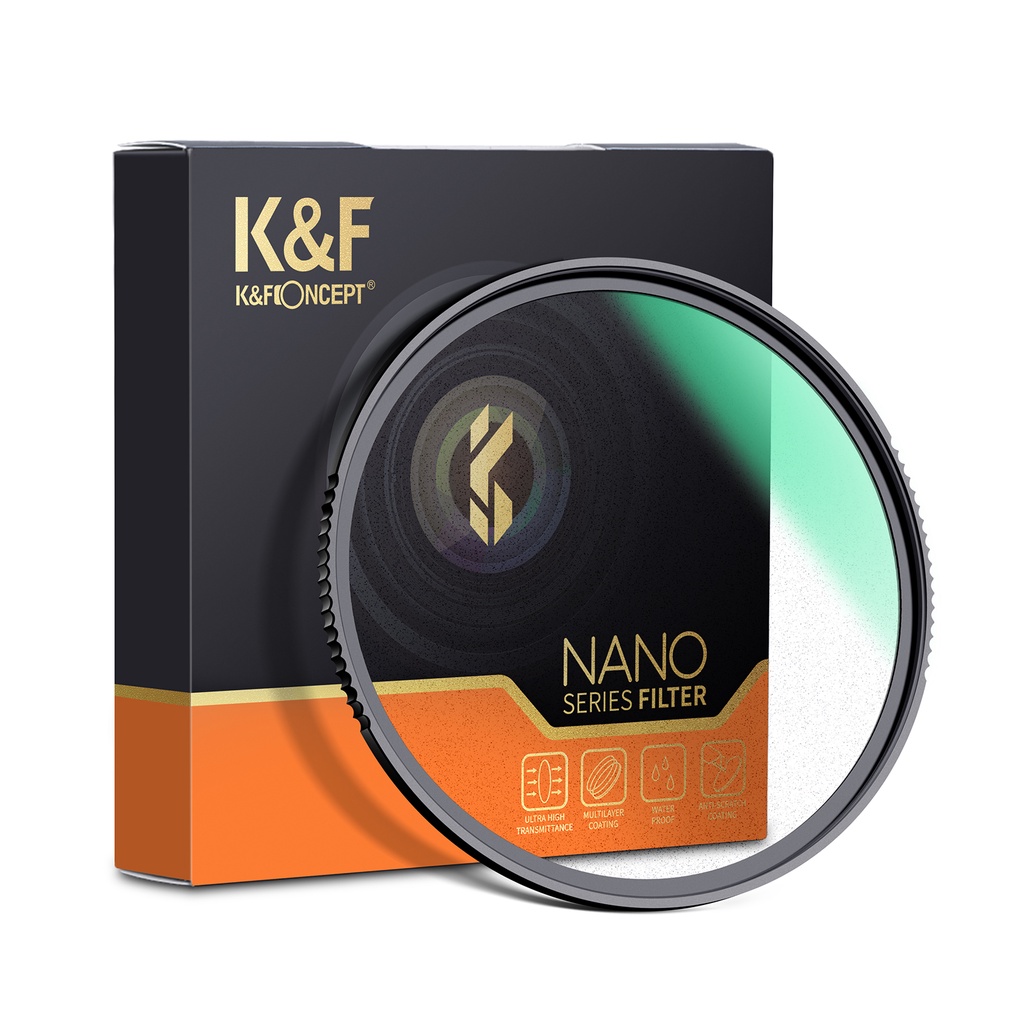 K&f Nano-X ฟิลเตอร์เลนส์ฟิลเตอร์ 1/1 1/2 1/4 1/8 เอฟเฟคพิเศษ ฟิลเตอร์นุ่ม สองด้าน เคลือบหลายชั้น ป้องกันรอยขีดข่วน กันน้ํา