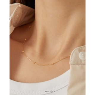 Julys - polka dot necklace (เฉพาะสร้อยคอ ไม่รวมชาร์ม)