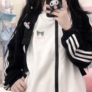 jk เสื้อสาวกีฬาแจ็คเก็ตลาย Kuromi  clothes
