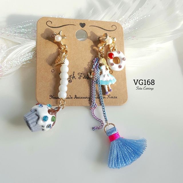 ต่างหูalice in wonderland (VG168)