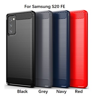 Casing Samsung Galaxy S20 S21 Plus / Ultra / FE S20+ S21+ S20fe S21fe A12 A7 A8 A9 2018 Shockproof Soft Phone Case Cover