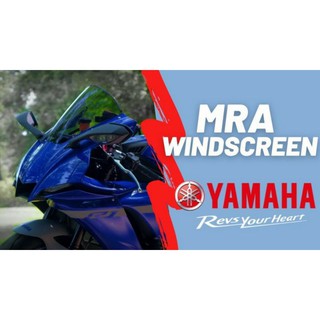 ชิว ชิวหน้า ชิล mra  สำหรับ YZF-R1 R1 2015-2019, 2020+ สีสโมค ของแท้ made in Germany