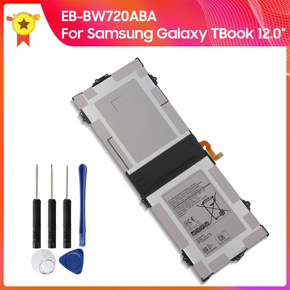 Laptop Replacement Battery EB-BW720ABA EB-BW720ABE for Samsung Galaxy TBook 12.0" 12 Inches Original