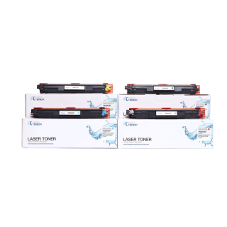 จัดส่งฟรี!! Fast Tone หมึกเทียบเท่า Brother TN263/ 267 BKCMY ชุด 4 สี สำหรับ Printer Brother HL-L3210DCN/ HL-L3230CDN