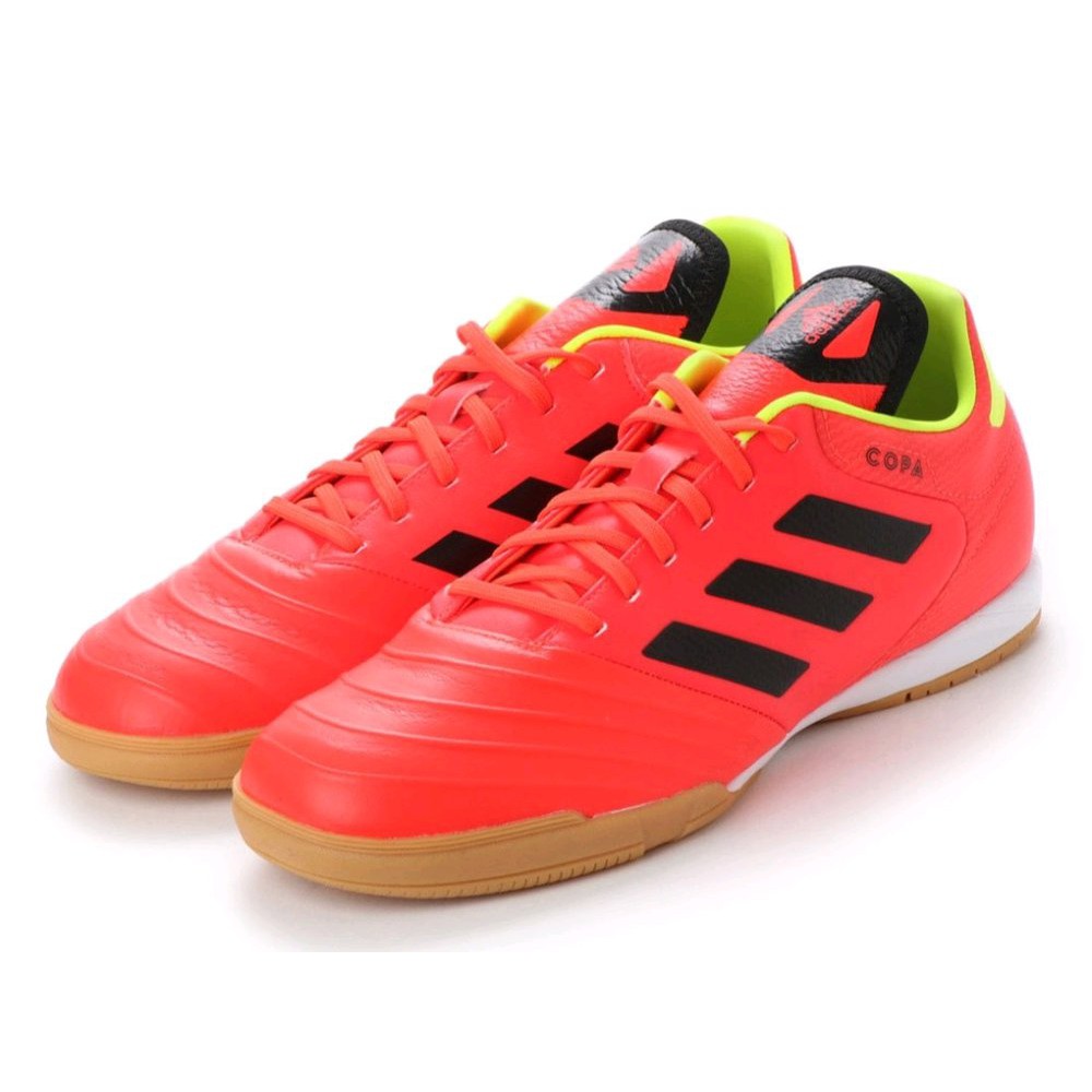 Adidas รองเท้าฟุตซอล Copa Tango 18.3 IN ของแท้ หนังวัวแท้ แดงดำ