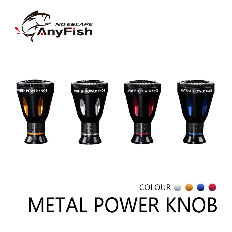 ANYFISH POWER KNOB ตกปลา Reel โลหะจับลูกบิดสําหรับ Shimano Daiwa Spinning Reels Baitcasting ตกปลา Reel Fishing Tackle – โปรปัง
