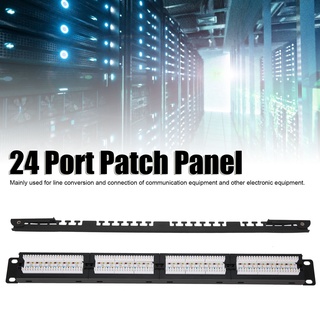 กล้องวิศวกรรม 24 พอร์ต Patch Utp เครือข่ายกรอบกรอบกรอบแมว 6 Unshielded Rj45