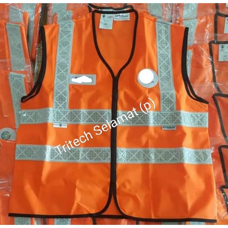 เสื้อกั๊กเซฟตี้ WC2BS/FZ/FRO/Mas600 .APAD SPEC.Comply Sirim Spec.MS1731:2004