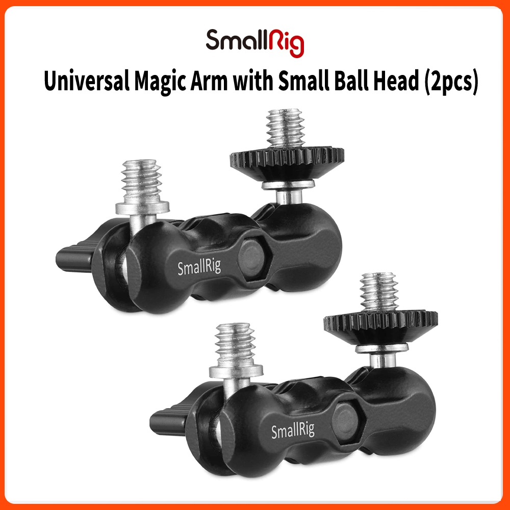 Smallrig Universal Magic Arm พร้อมหัวลูกบอลขนาดเล็ก (2 ชิ้น/แพ็ค) 2158
