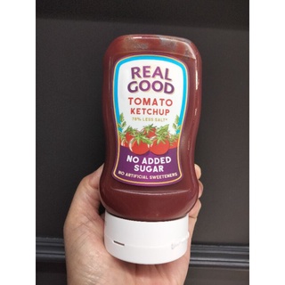 Real Good Ketchup Tomato ซอสมะเขือเทศ  เรียลกู๊ด 310กรัม