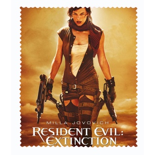 สั่งทำ ผ้าเช็ดแว่นตา ผ้าเช็ดแว่น ผ้าเช็ดเลนส์ ผ้าเช็ดจอ ภาพยนตร์ Resident Evil Extinction ผีชีวะ 3 สงครามสูญพันธ์ไวรัส