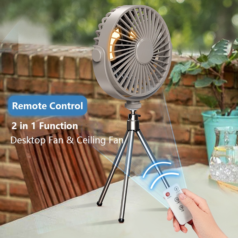 Rechargeable Mini Fan with Remote Control Wireless Portable Fan 360
