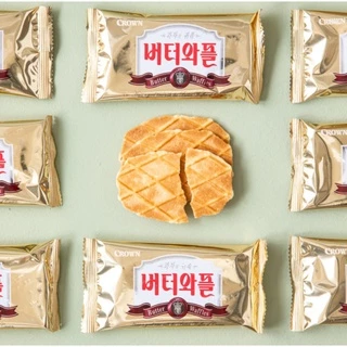 Butter Waffle 55g 135g วาฟเฟิลเนย วาฟเฟิลอบกรอบ บัตเตอร์วาฟเฟิล วาฟเฟิลเกาหลี ขนมเกาหลี 버터와플