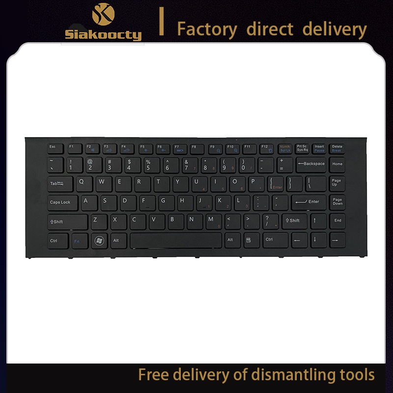 Siakoocty ใหม่สําหรับ SONY VAIO VPCEA VPC-EA VPC-EA1C5E VPC-EA1S1E VPC-EA3S1E แป้นพิมพ์ US ภาษาอังกฤ