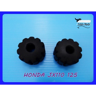 HONDA JX110 JX125 UNDER FUEL TANK RUBBER FRONT SET PAIR  // ยางรองถังน้ำมัน HONDA JX110 125 เซ็ท 2 ตัวหน้า