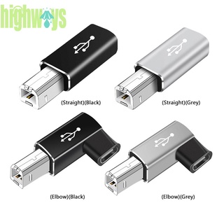 อะแดปเตอร์ Usb C Female To Usb B Male สําหรับเครื่องพิมพ์ Midi แป้นพิมพ์