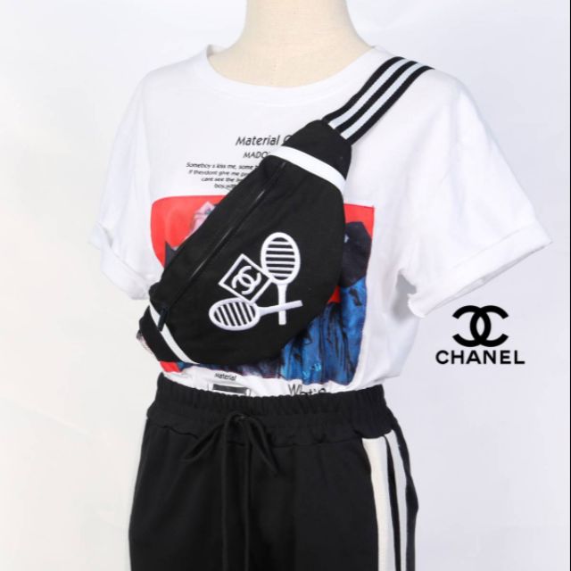 กระเป๋าคาดอก Chanel Waist Bag With Chain