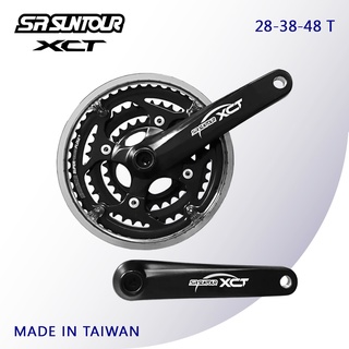 SR SUNTOUR XCT ชุดใบจานหน้า 48T สำหรับจักรยานเสือภูเขา ข้อเหวี่ยง 175 mm.