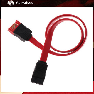 Bur_ Red Sata 7 Pin Male To Sata 7 Pin Female อะแดปเตอร์ขยายสายเคเบิ้ลสําหรับ Hdd ฮาร์ดไดรฟ์