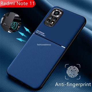 Xiaomi Redmi Note 11 10 pro 11pro 11t Note11s Note10pro Note10s Redmi 10 2022 Redmi10 4G 5G Phone Case Car Magnetic Bracket Matte Casing TPU Silicone Bumper Shockproof Back Cover