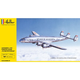 พลาสติก โมเดล ประกอบ HELLER สเกล 1/72 L-749 CONSTELLATION FLYING DUTCHMAN (80393)