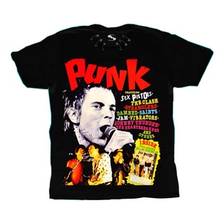 เสื้อยืดคอกลมเสื้อวง Sex Pisttols OVP สกรีนดิสชาร์ด D-203 เสื้อลายเต็มตัว ไม่ร้อน รีบทับได้S-3XL