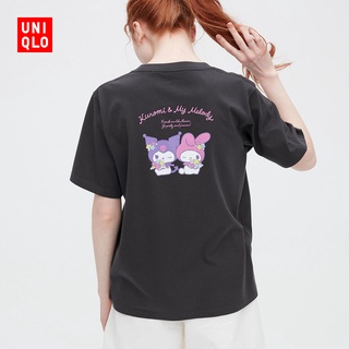 Uniqlo เสื้อยืด พิมพ์ลาย UT สําหรับผู้หญิง 452960 ยูนิโคล่S-5XL