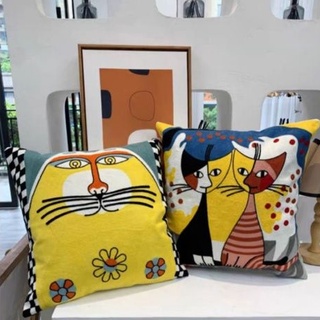 ปลอกหมอนอิง ลายPicasso ปิกัสโซ่ ลายแฟชั่น พร้อมส่ง