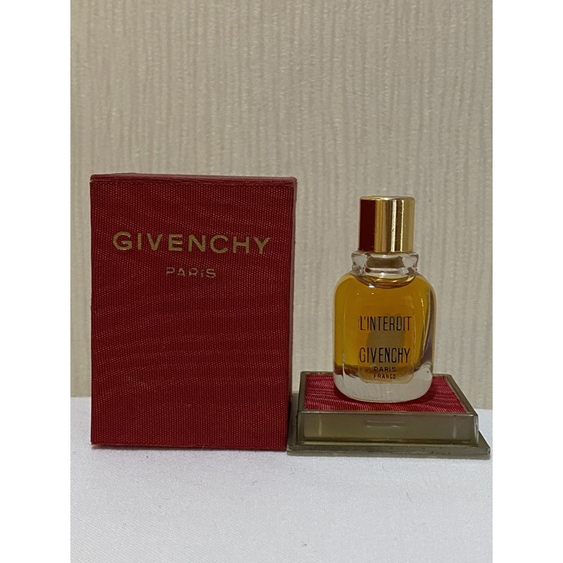 INTERDIT (GIVENCHY) Perfume 1/8 oz. 4 ml.  cc VINTAGE NIB Extremely  Rare | Shopee Thailand