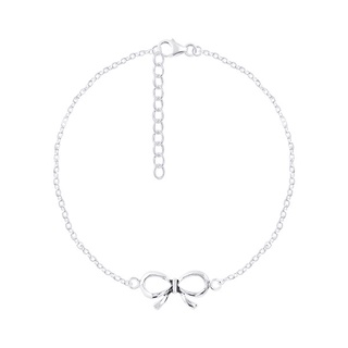 SILVER THAI Bow bracelet charm silver เครื่องประดับเงินแท้สร้อยข้อมือโบว์ใส่แล้วมีเสน่ห์เงินแท้925