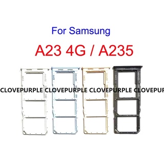 ถาดใส่ซิมการ์ด แบบคู่ ของแท้ สําหรับ Samsung Galaxy A23 4G A235