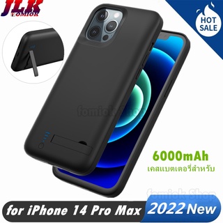 [JLK] 6000mAh Portabel Power Bank Case for iPhone 14/13/12 Pro Max External Battery Charger Case 14plus/13Mini/12Mini