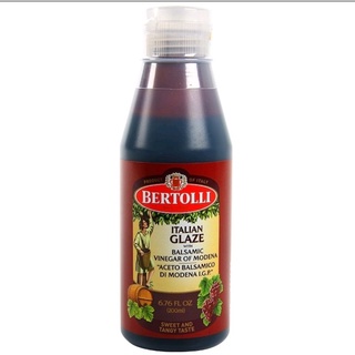 เบอร์ทอลลี่ บัลซามิลผสมน้ำส้มสายชูโมเดน่า Bertolli Balsamic Glaze With Vinegar of Modena 200ml