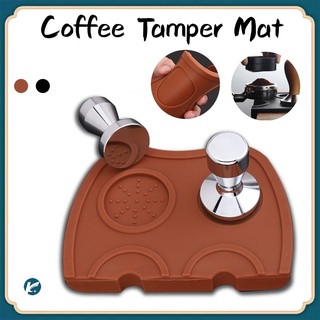 【KC】Coffee Tamper Mat ยางรองแทมเปอร์ แผ่นยางกันลื่น ยางรองกดกาแฟ แผ่นยางรอง