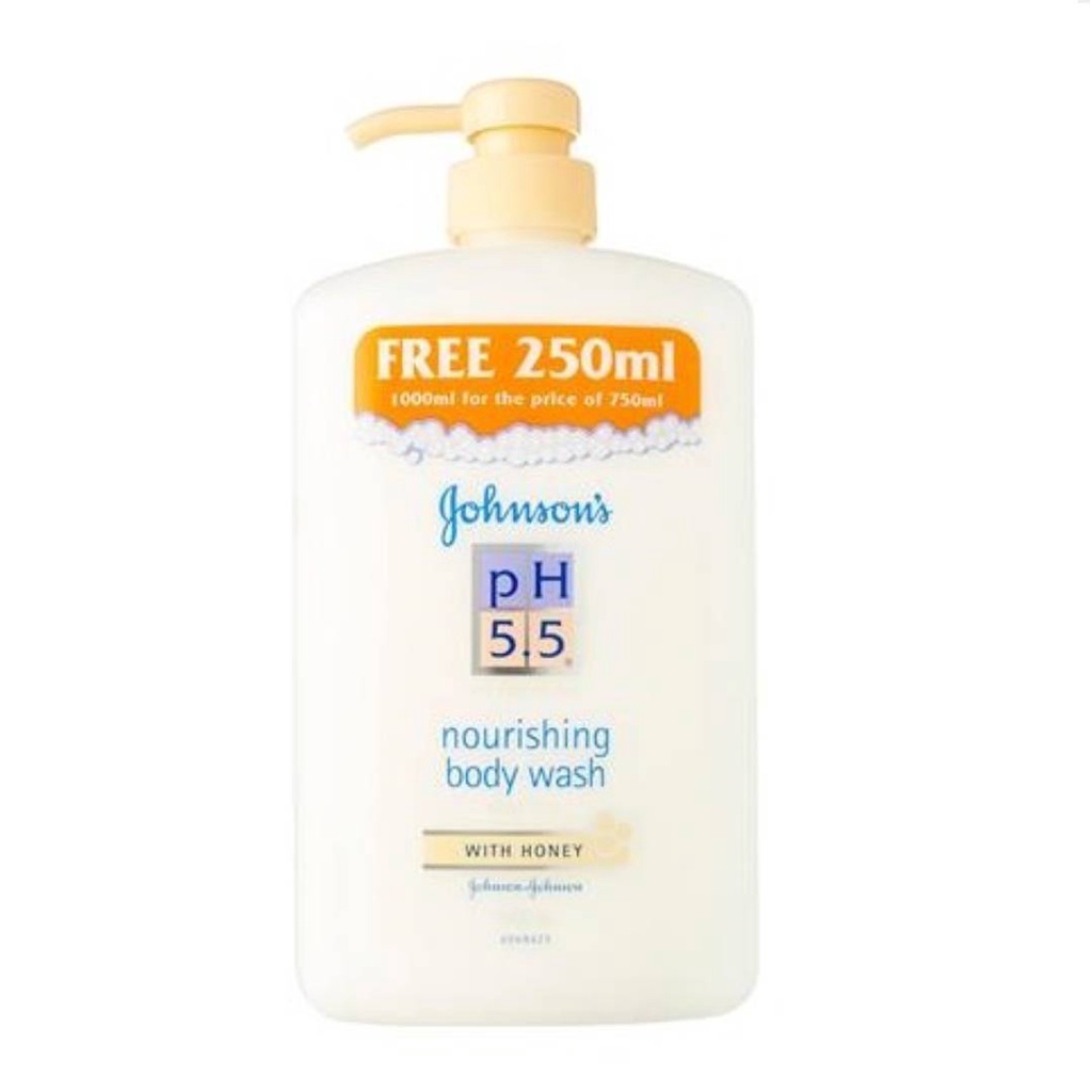 Johnson's จอห์นสัน ฮันนี่วอช ครีมอาบน้ำ สูตร ผสมฮันนี่ 750 มล. (9556006060421)
