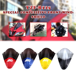 Apply YZF - R125 windscreen heightened competition wind R125 windshield For yamahaR125 modified front windshield